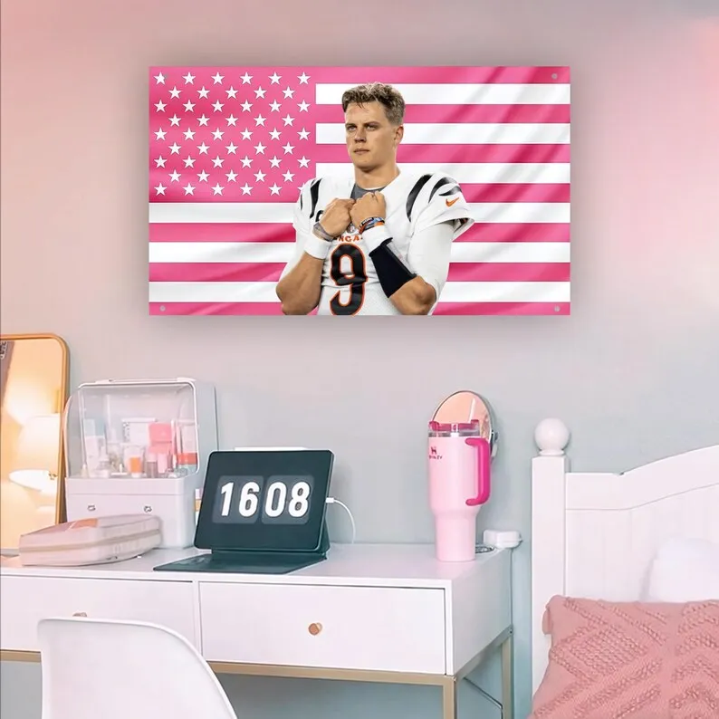 J-Joe B-Burrow Pink American F - огляд і ціна Home Decor Y2K