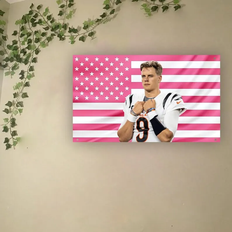 J-Joe B-Burrow Pink American F - огляд і ціна Home Decor Y2K
