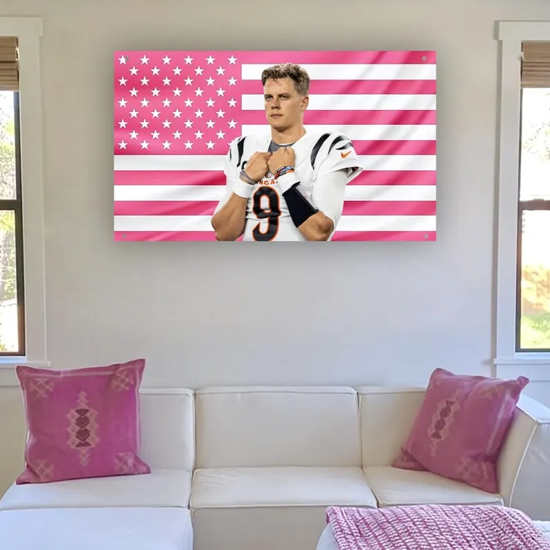 J-Joe B-Burrow Pink American F - огляд і ціна Home Decor Y2K