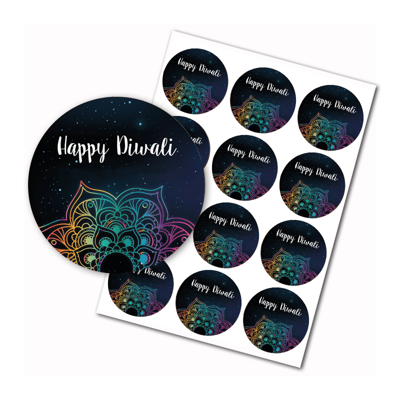Happy Diwali stickers Indian F - огляд і ціна Home Decor Indonesia