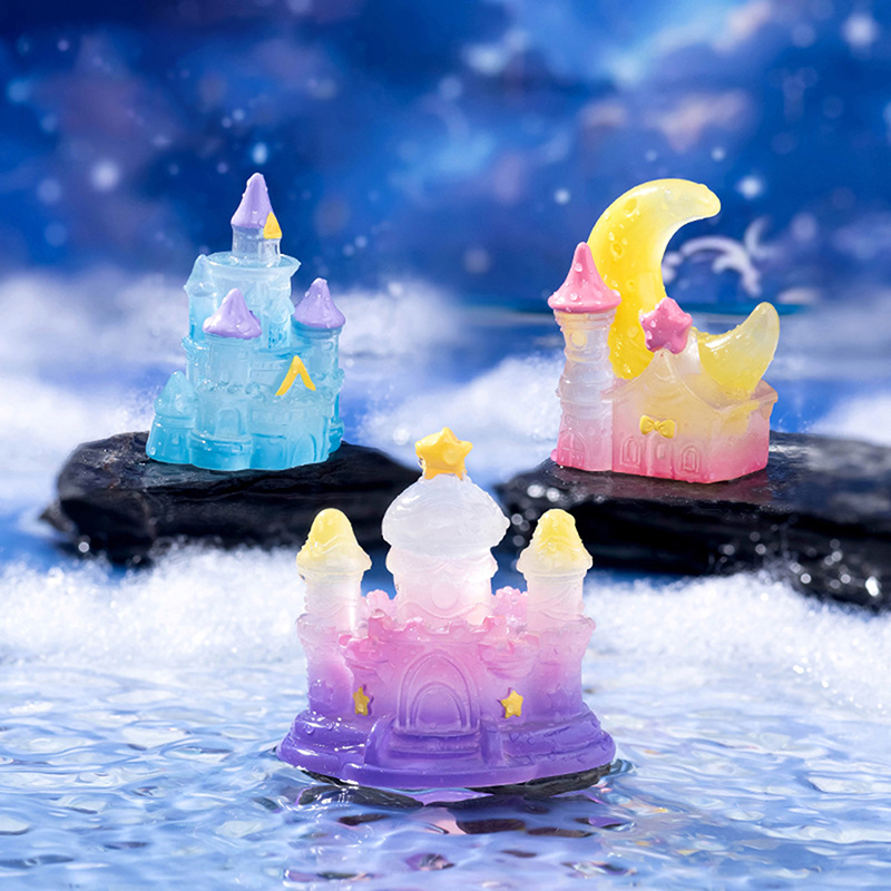 1Pcs Luminous Mini Castle Micr - огляд і ціна Home Decor Za